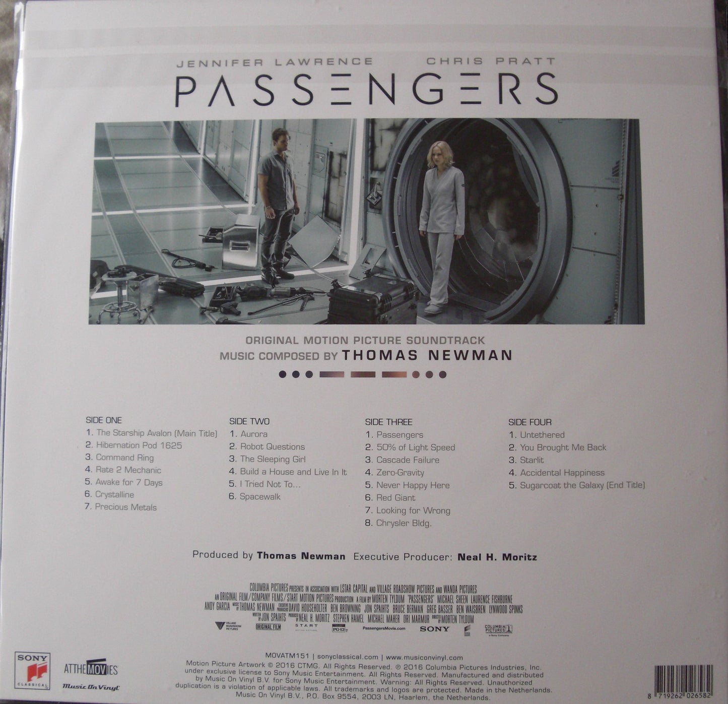 Thomas Newman – Passengers (Original Motion Picture Soundtrack) 2x Vinyl, LP, Album, Reissue, Limited Edt red