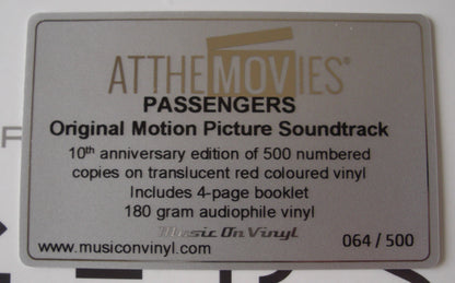 Thomas Newman – Passengers (Original Motion Picture Soundtrack) 2x Vinyl, LP, Album, Reissue, Limited Edt red