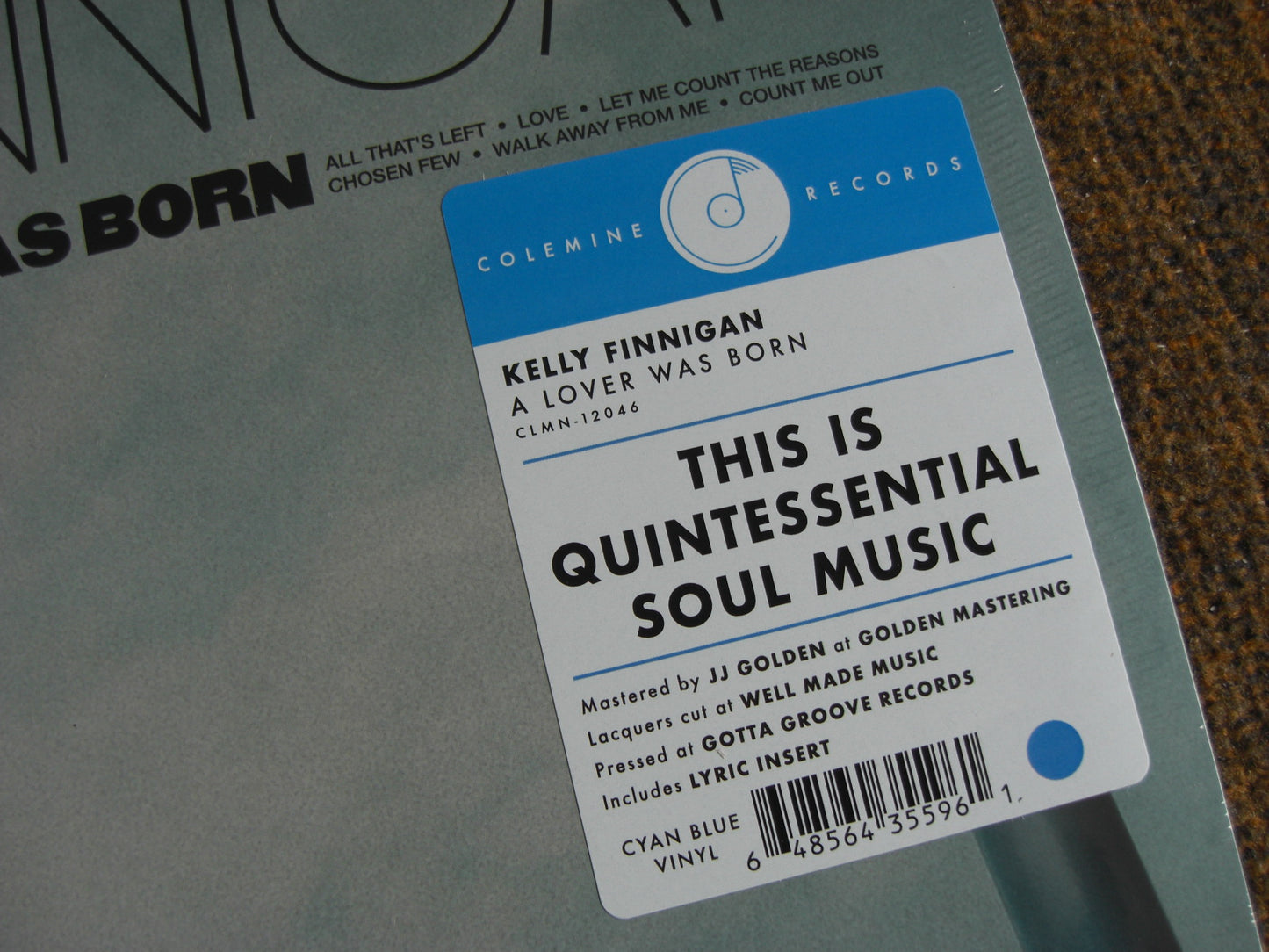Kelly Finnigan – A Lover Was Born Vinyl, LP, Album blue