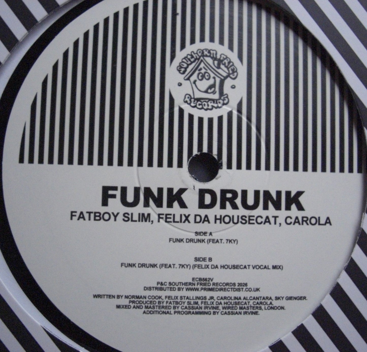 Fatboy Slim, Felix Da Housecat & Carola feat. 7KY – Funk Drunk Vinyl, 12"