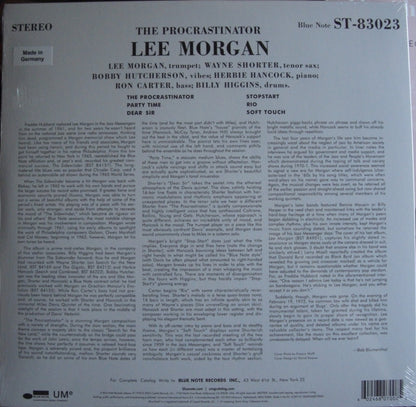 Lee Morgan – The Procrastinator Vinyl, LP, Álbum, Reedición 180g