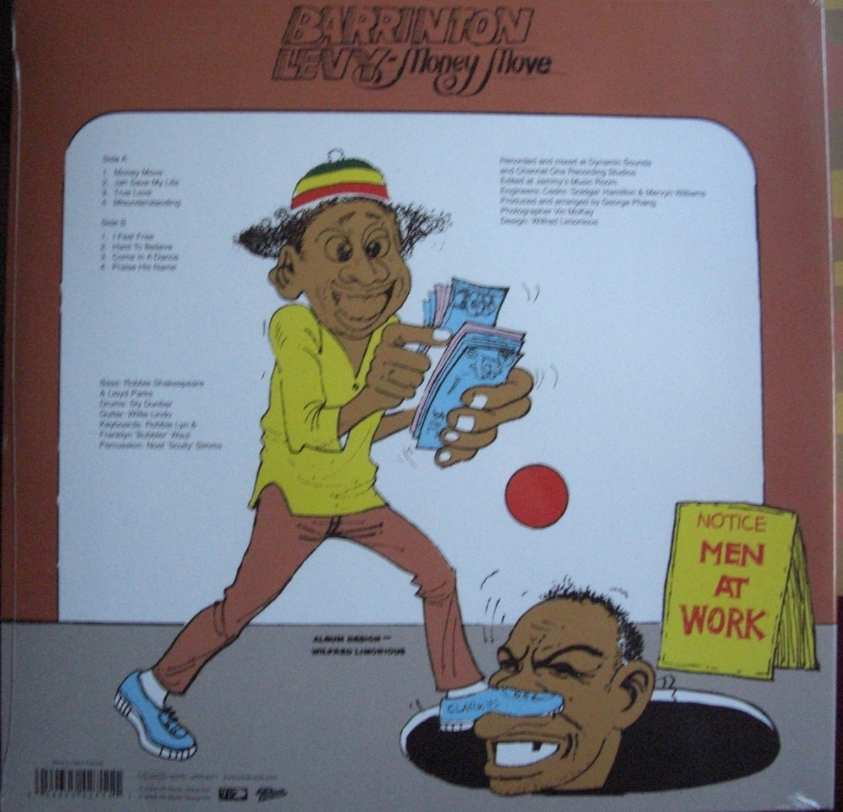 Barrington Levy – Money Move Vinyl, LP, Album, Reissue