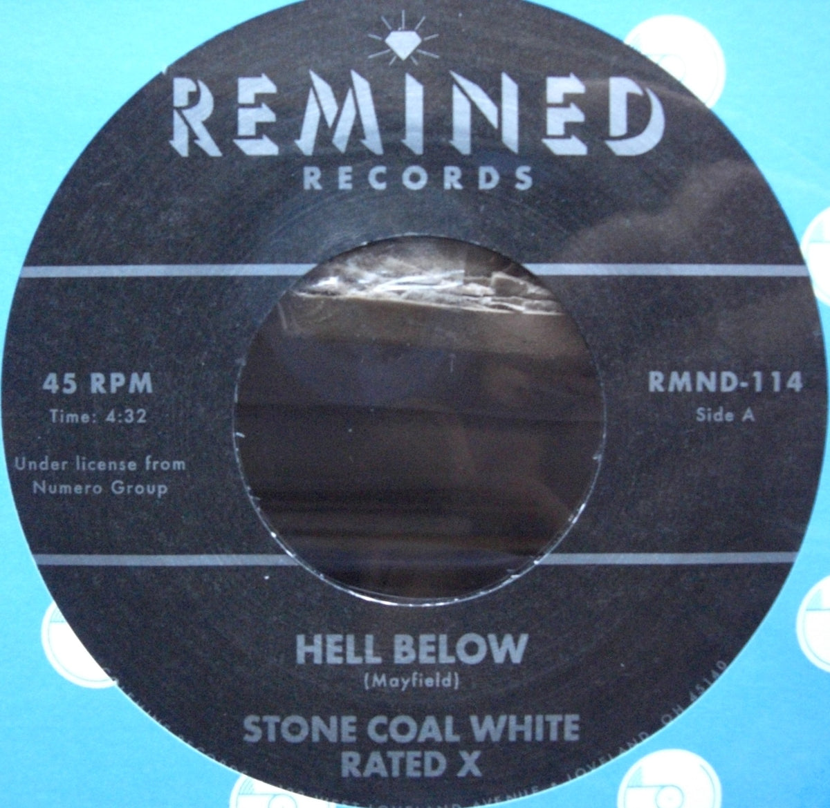 Stone Coal White Rated X - Hell Below / Free Vinyl, 7", Reissue, Limited Edt red