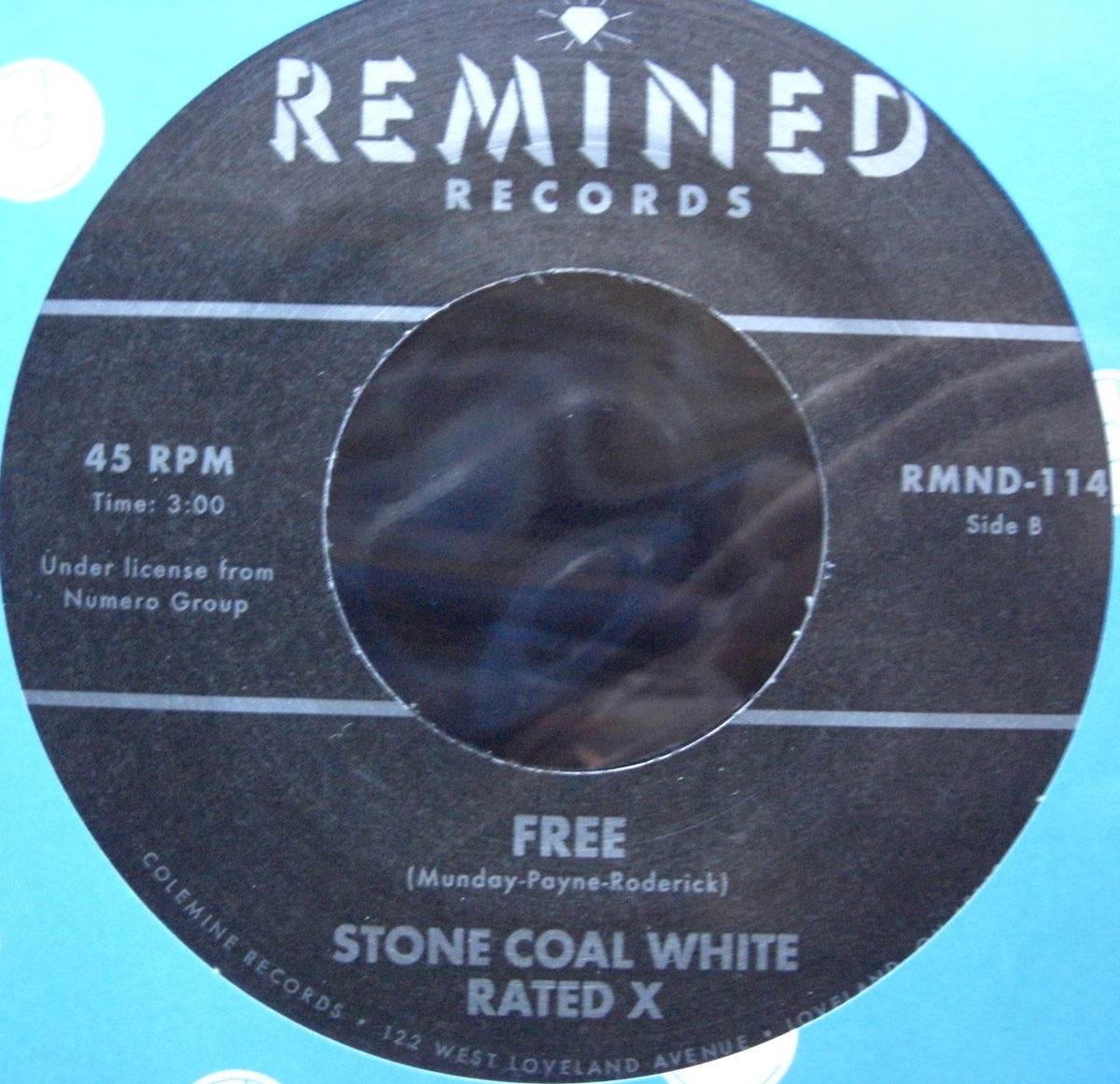 Stone Coal White Rated X - Hell Below / Free Vinyl, 7", Reissue