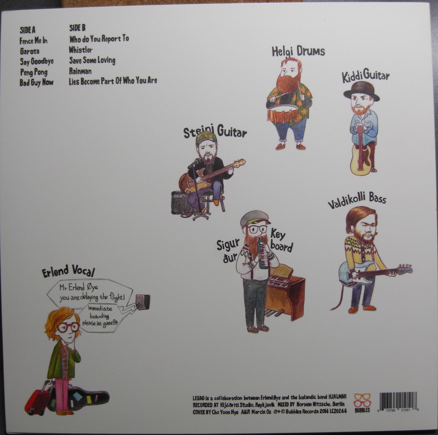 Erlend Øye – Legao Vinyl, LP, Album