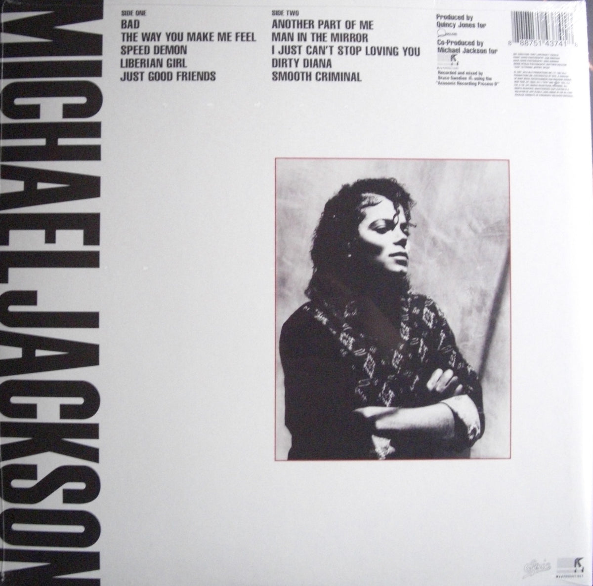 Michael Jackson – Bad Vinyl, LP, Album, Reissue 2016