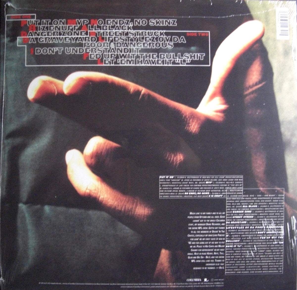 Big L – Lifestylez Ov Da Poor & Dangerous Vinyl, LP, Album, Reissue