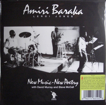 Amiri Baraka, Leroi Jones With David Murray And Steve McCall – New Music - New Poetry Vinyl, LP, Album, Reissue