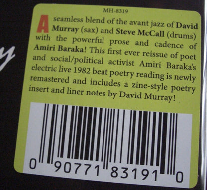 Amiri Baraka, Leroi Jones With David Murray And Steve McCall – New Music - New Poetry Vinyl, LP, Album, Reissue