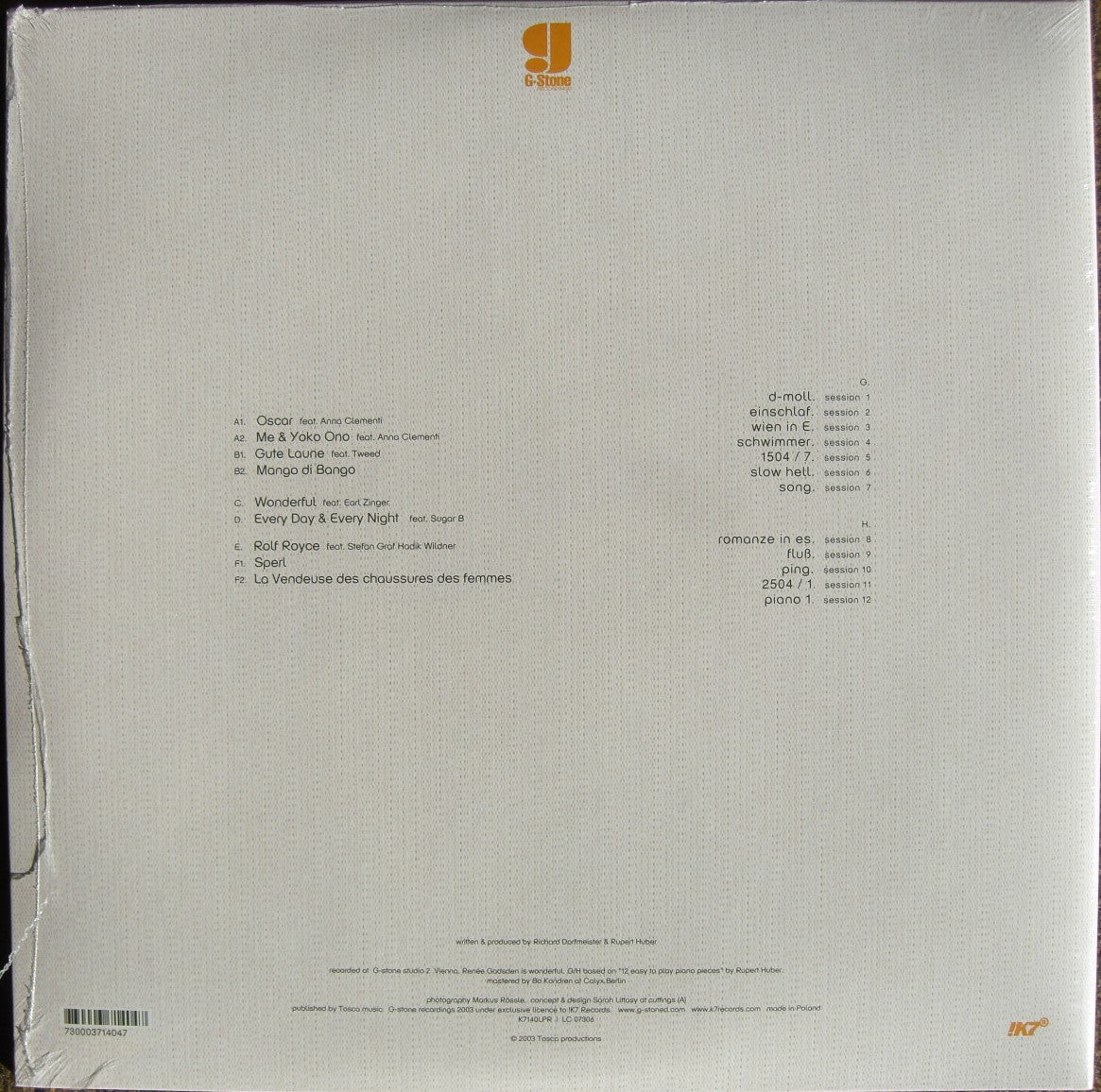 Tosca – Dehli9 4x Vinyl, 12", Album