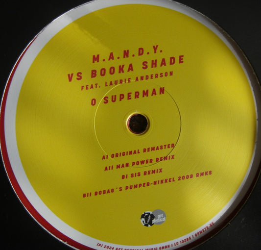 M.A.N.D.Y. Vs Booka Shade Feat. Laurie Anderson – O Superman Vinyl, 12" red