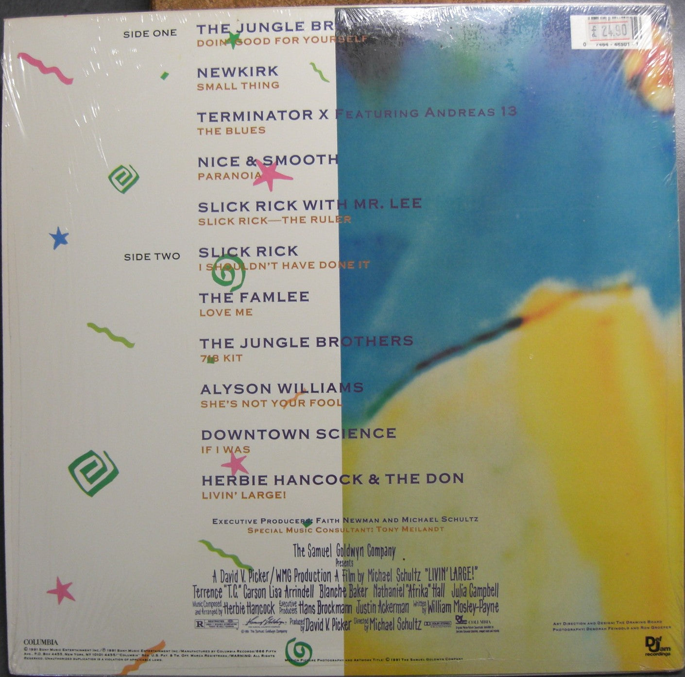 Livin' Large! Original Motion Picture Soundtrack Vinyl, LP, Compilation US 1991