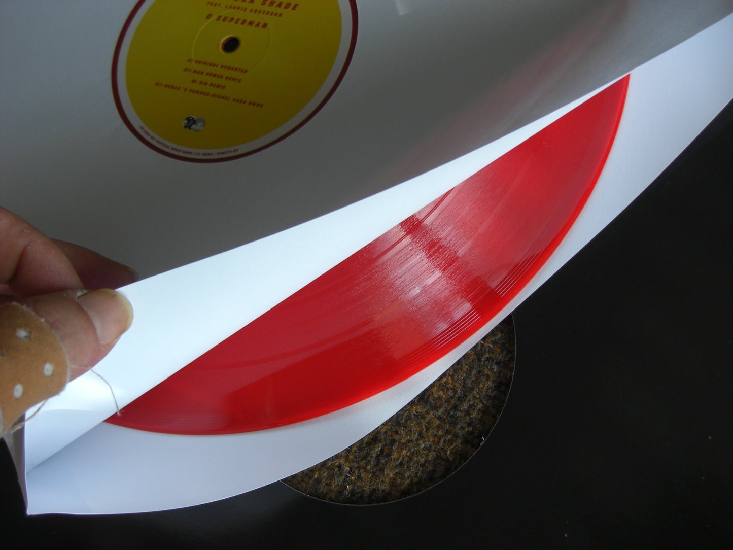 M.A.N.D.Y. Vs Booka Shade Feat. Laurie Anderson – O Superman Vinyl, 12" red