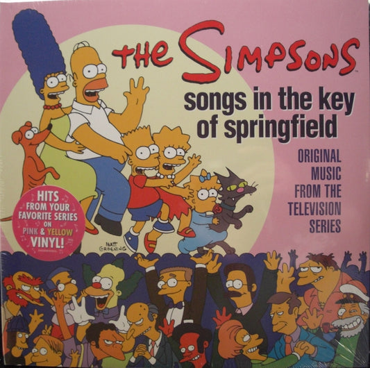Songs In The Key Of Springfield (Original Music From The Simpsons) 2x Vinyl, LP, Compilation, Special Edt Yellow & Pink