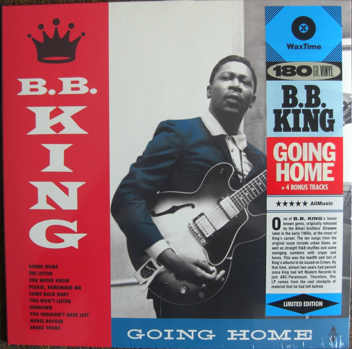 B.B. King – Going Home Vinyl, LP, Album, Limited Edt