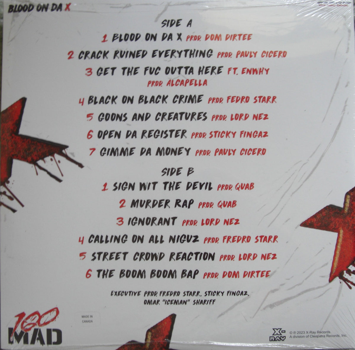Onyx - Blood On Da X Vinyl, LP, Album, Limited Edt red-white