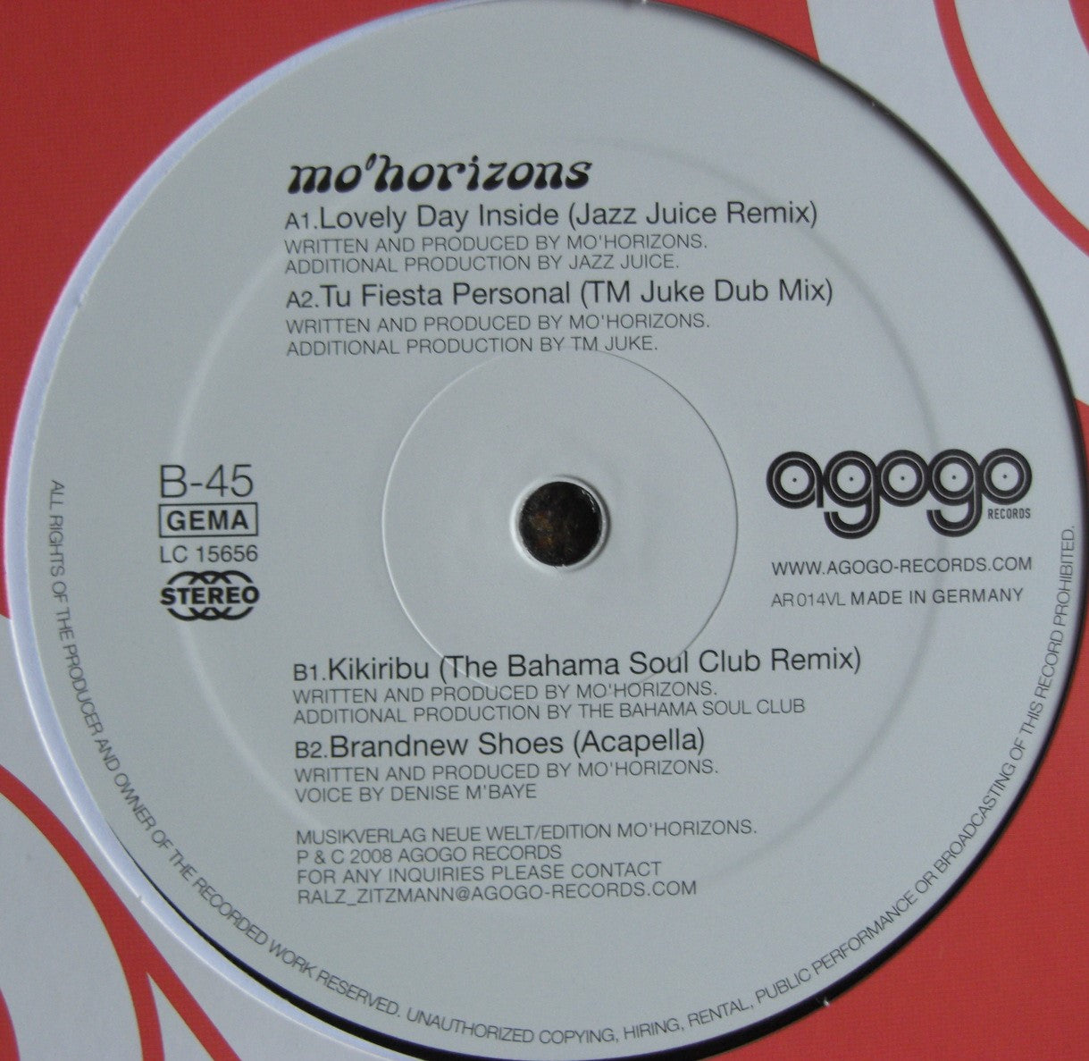 Mo' Horizons – The Remix EP Vinyl, 12"