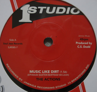 The Actions / The Tonettes – Music Like Dirt / I Give It To You Vinyl, 7", Reissue