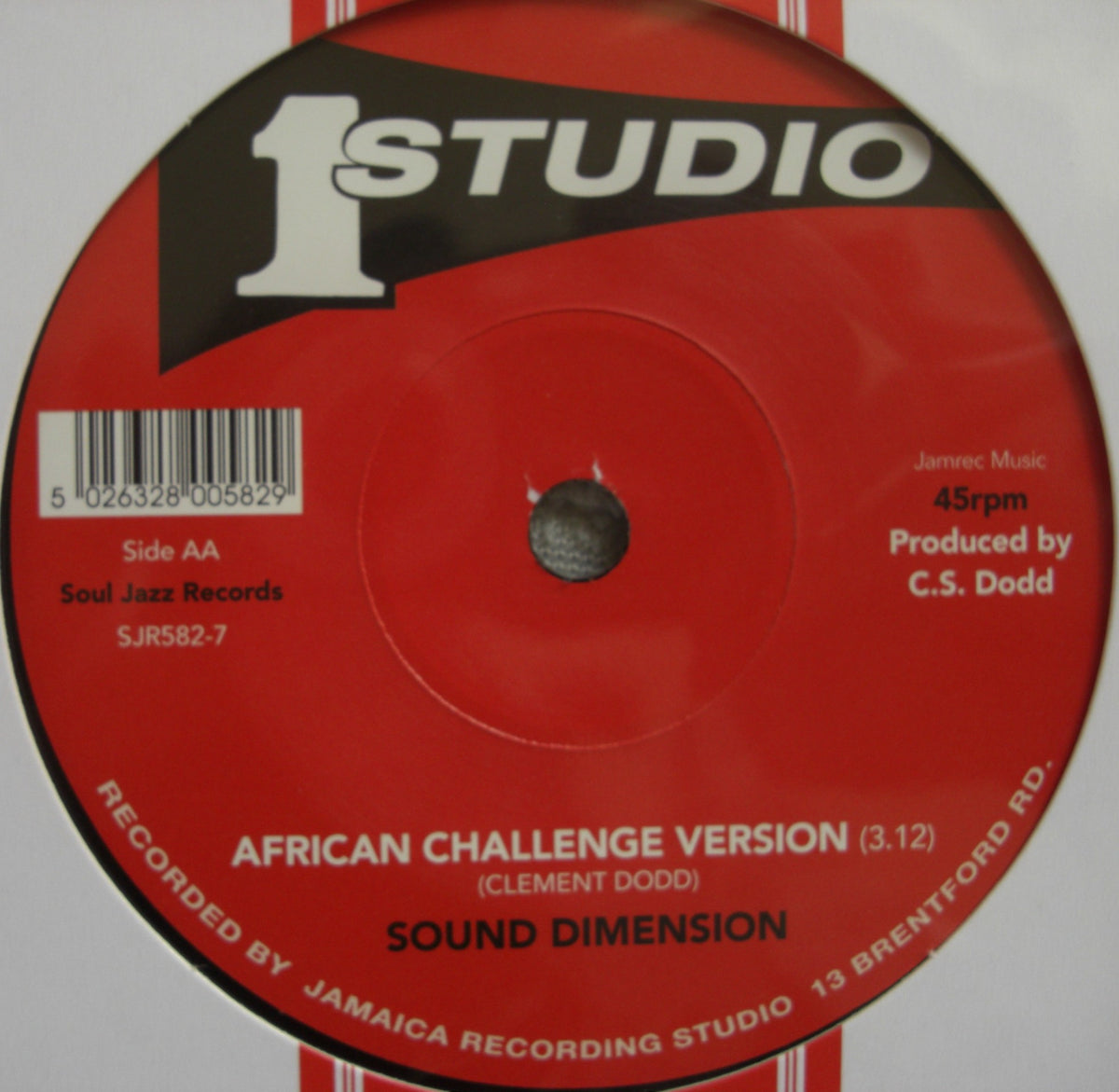 Zoot Simms / Sound Dimension Band – African Challenge Vinyl, 7", Reissue