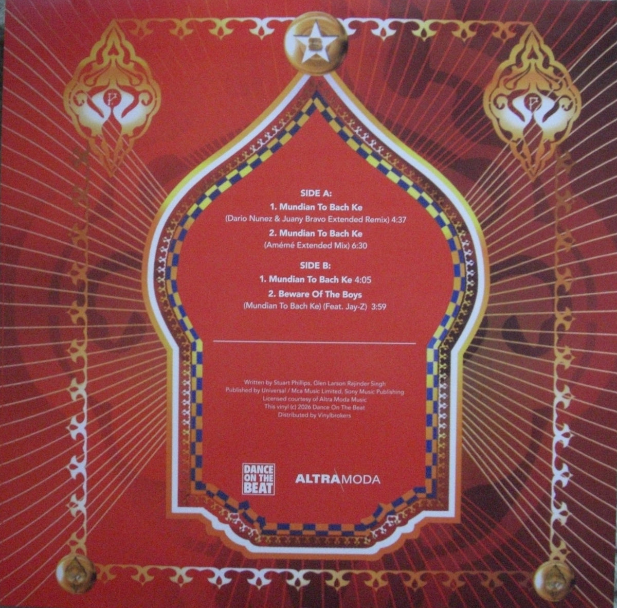 Panjabi MC – Mundian To Bach Ke Vinyl, 12" Repress 2026
