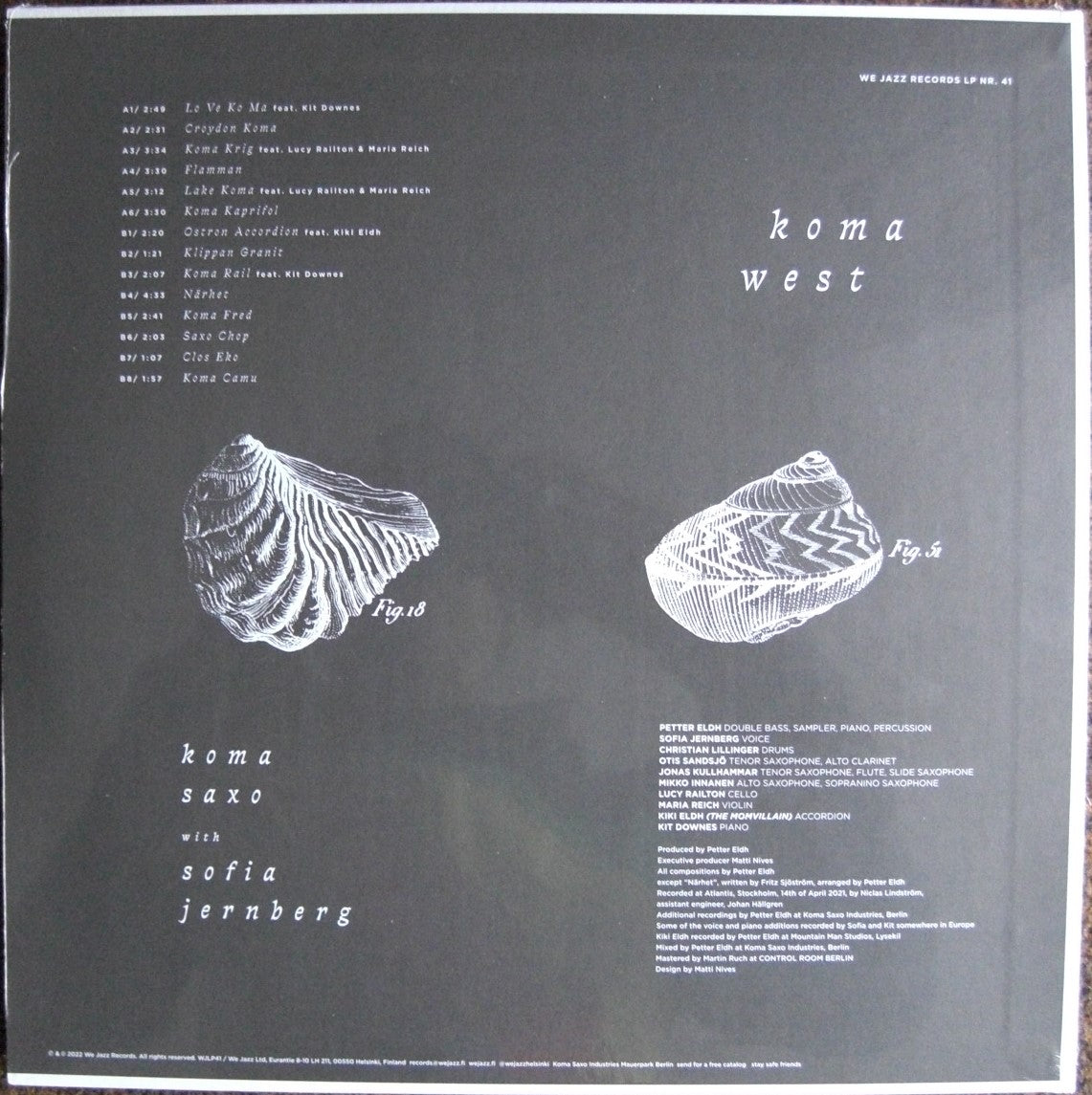 Koma Saxo, Sofia Jernberg – Koma West Vinyl, LP Album red