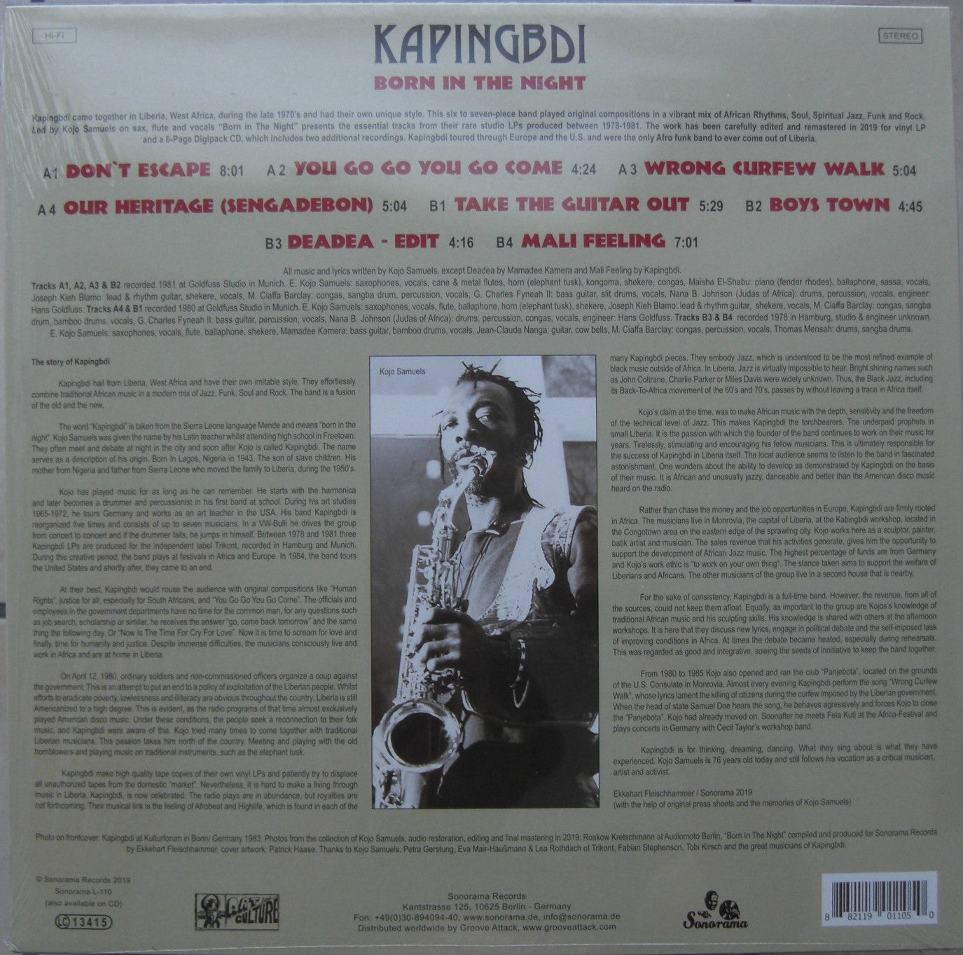 Kapingbdi – Born In The Night Vinyl, LP Compilation