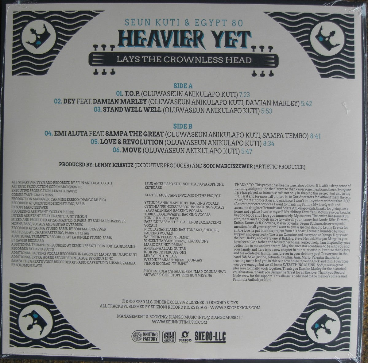 Seun Kuti & Egypt 80 – Heavier Yet Vinyl, LP, Album black