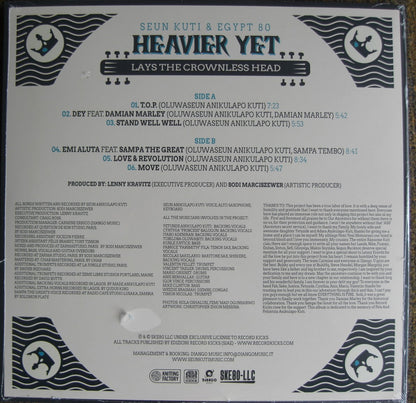 Seun Kuti & Egypt 80 – Heavier Yet Vinyl, LP, Album, Limited Edt clear