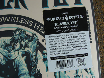 Seun Kuti & Egypt 80 – Heavier Yet Vinyl, LP, Album, Limited Edt clear