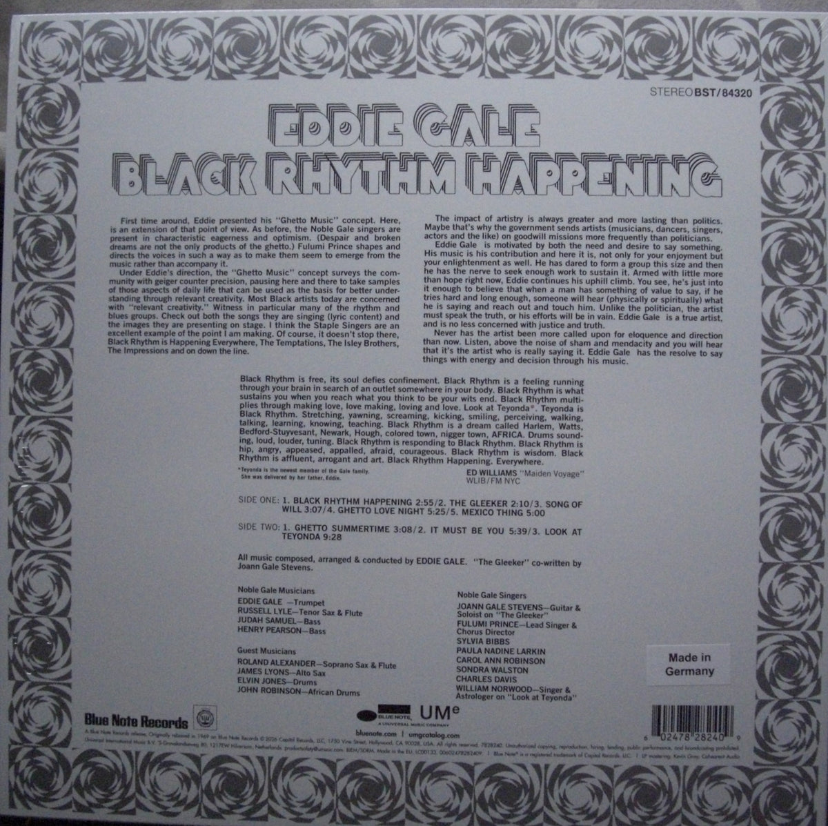 Eddie Gale – Black Rhythm Happening Vinyl, LP, Album, Reissue, 180g