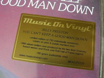Billy Preston – You Can't Keep A Good Man Down Vinyl, LP, Album, Limited Edition pink/purple