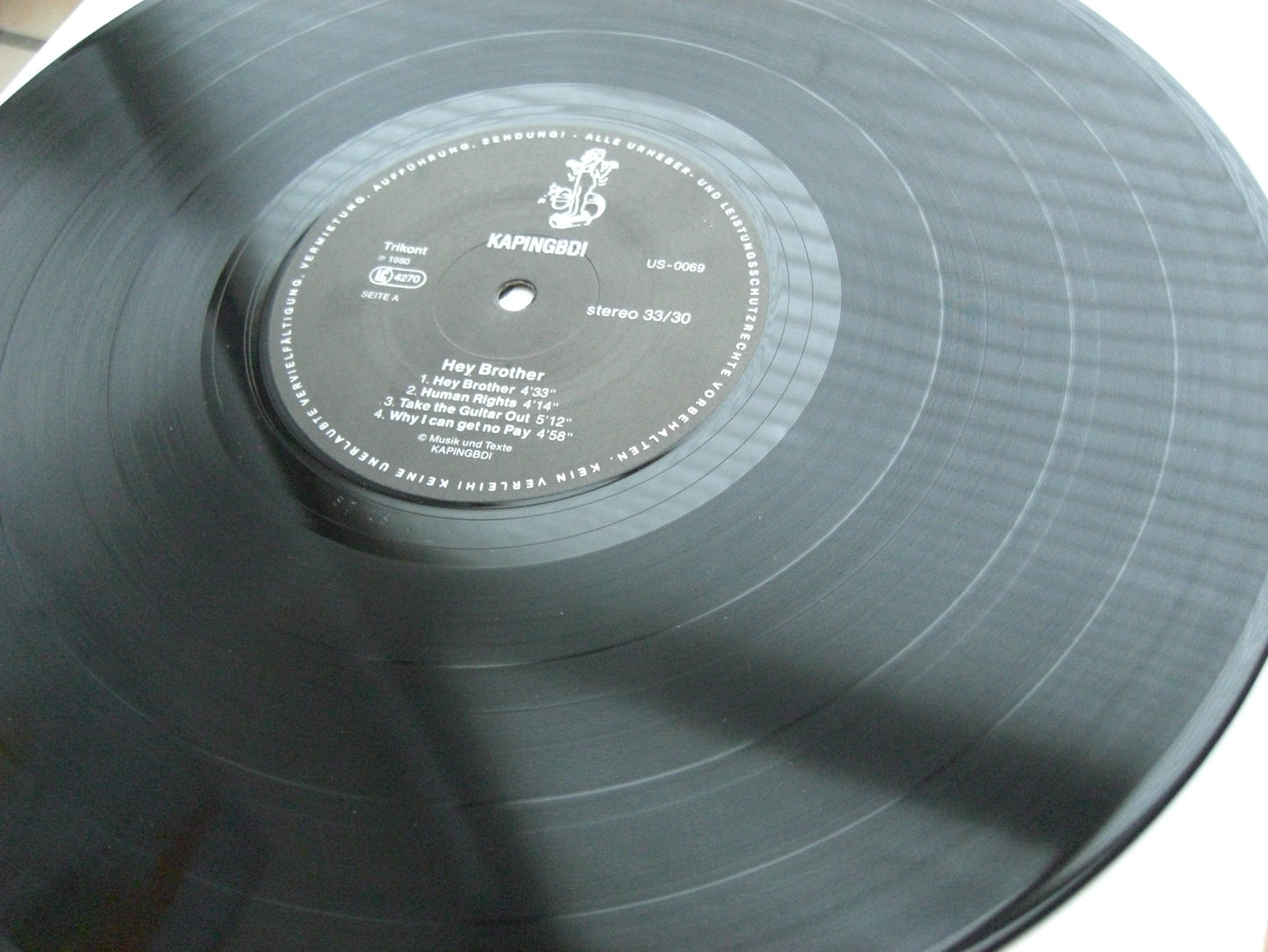 Kapingbdi – Hey Brother Vinyl, LP, Album DE 1980 Trikont