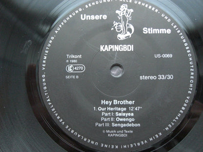 Kapingbdi – Hey Brother Vinyl, LP, Album DE 1980 Trikont