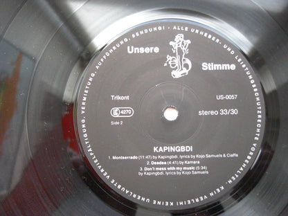 Kapingbdi – African Rhythm Rock Jazz From Liberia Vinyl, lP, Album DE 1978