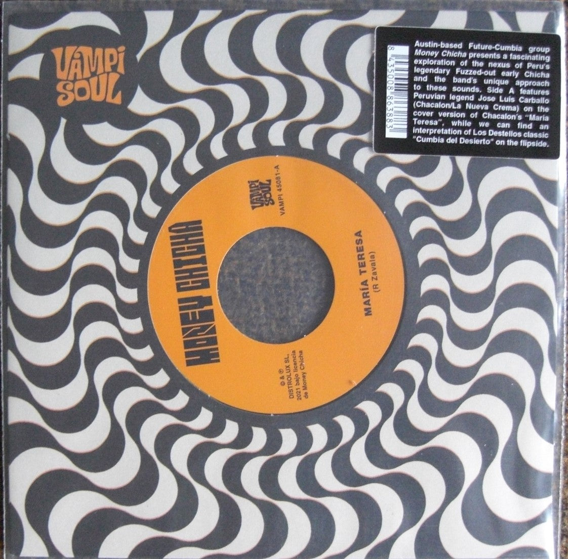 Money Chicha – María Teresa / Cumbia Del Desierto Vinilo, 7"