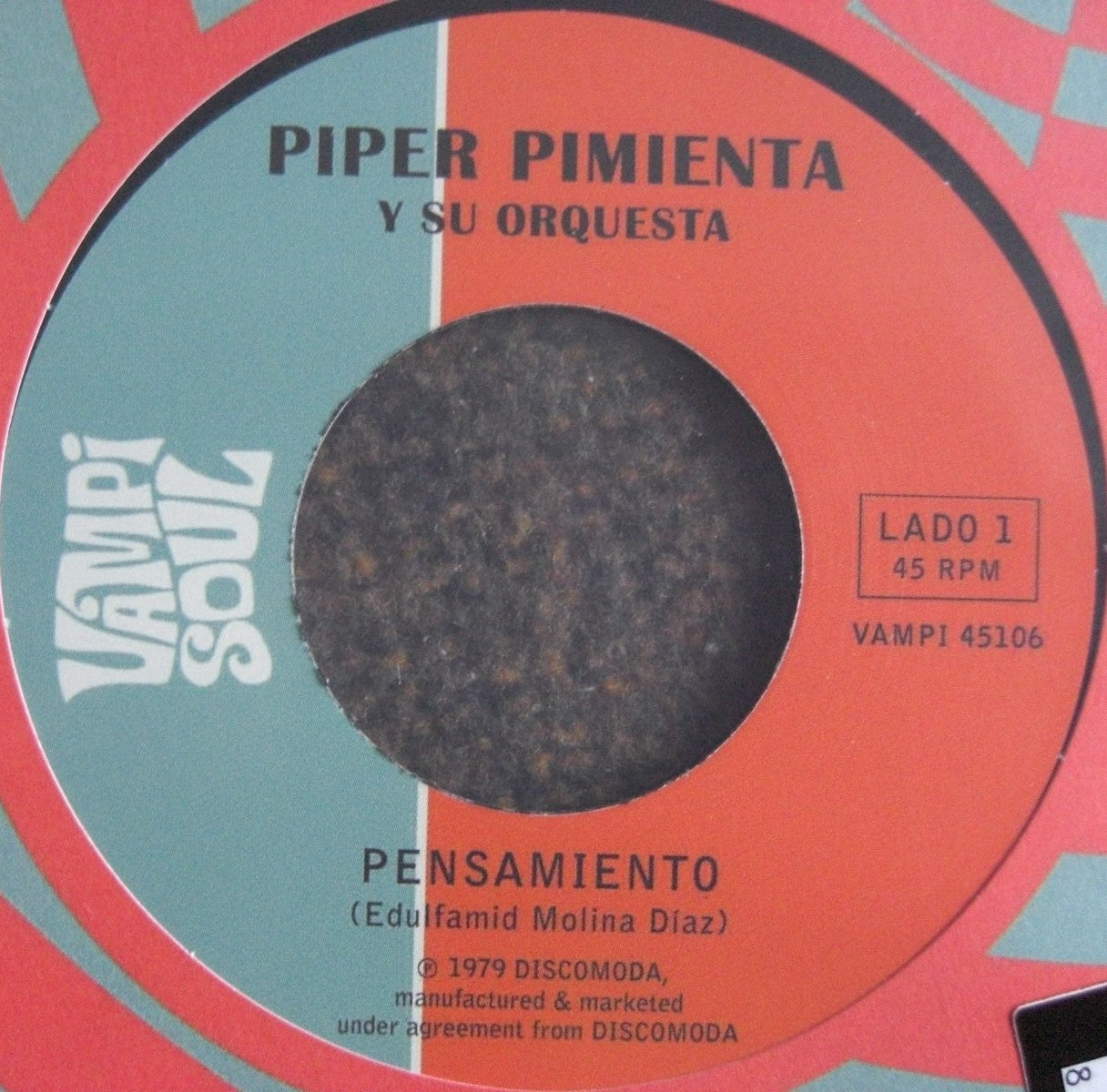 Piper Pimienta Y Su Orquesta / Columna De Fuego – Pensamiento / Iñot Vinilo, 7"