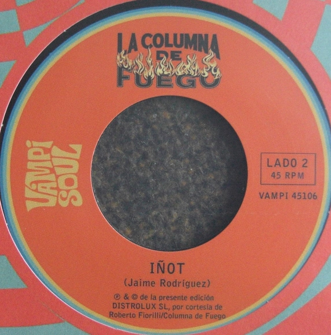 Piper Pimienta Y Su Orquesta / Columna De Fuego – Pensamiento / Iñot Vinilo, 7"
