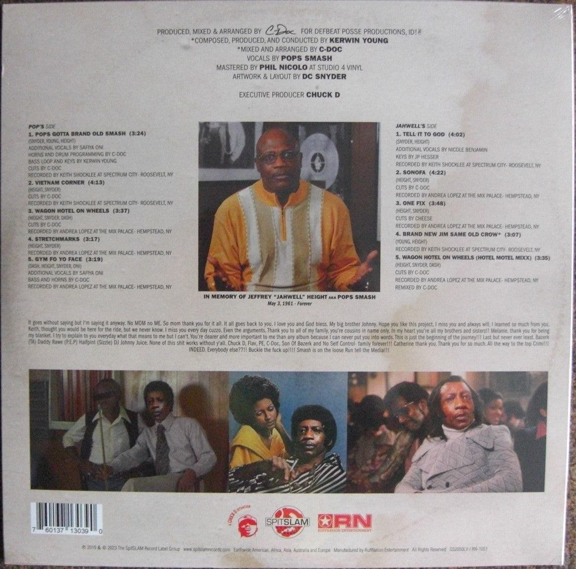 Pops Smash – Pops Gotta Brand Old Smash (Original Motion Picture Soundtrack) Vinyl, LP, Album gold
