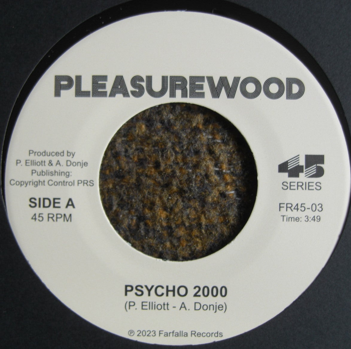 Pleasurewood – Psycho 2000 / White Spiritual Vinyl, 7", Limited Edt black