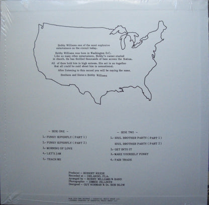 Bobby Williams – Funky Super Fly Vinyl, LP, Album, Reissue