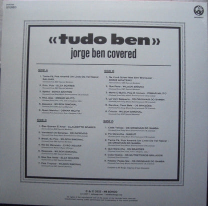Various – Tudo Ben (Jorge Ben Covered) 2x Vinyl, LP, Compilation, Reissue