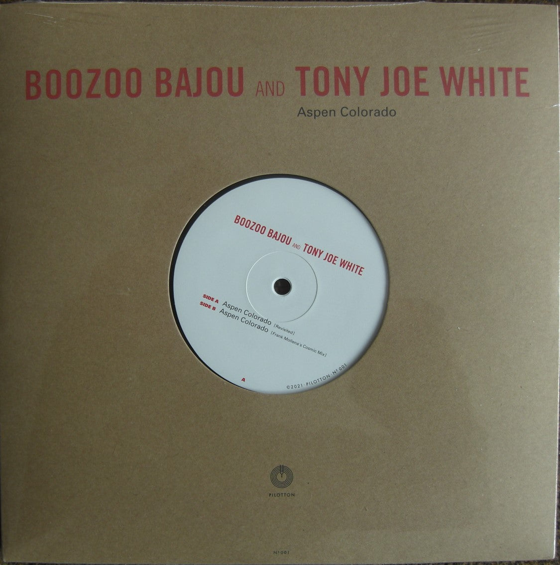 Boozoo Bajou y Tony Joe White - Vinilo Aspen Colorado, edición limitada de 10 "
