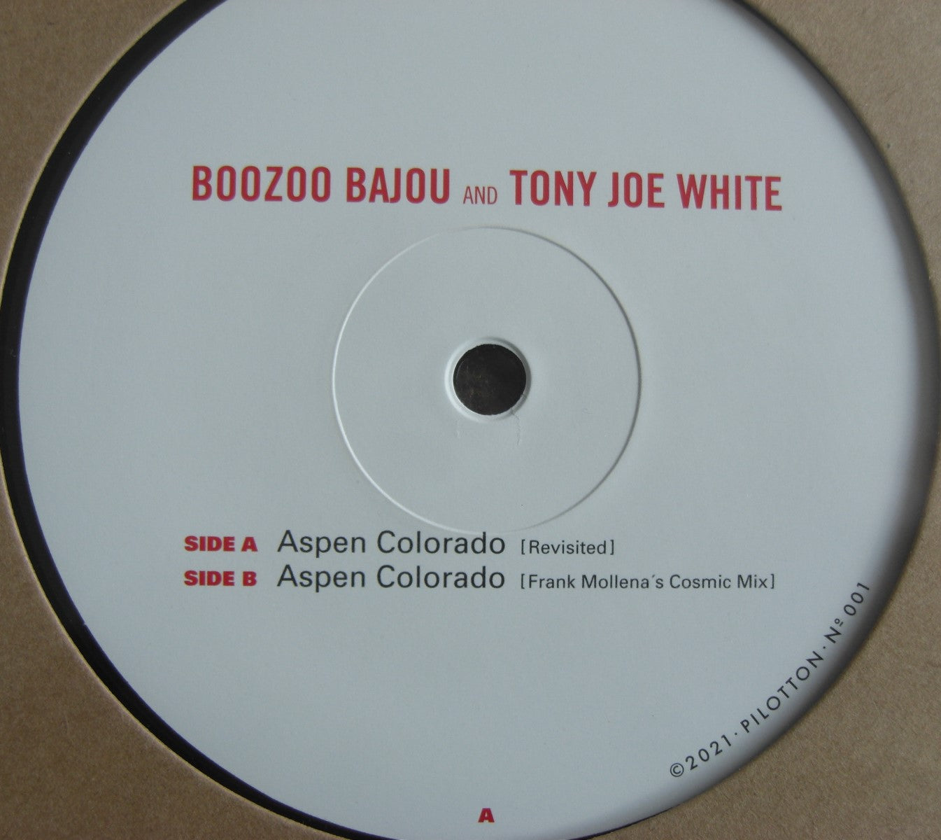Boozoo Bajou y Tony Joe White - Vinilo Aspen Colorado, edición limitada de 10 "