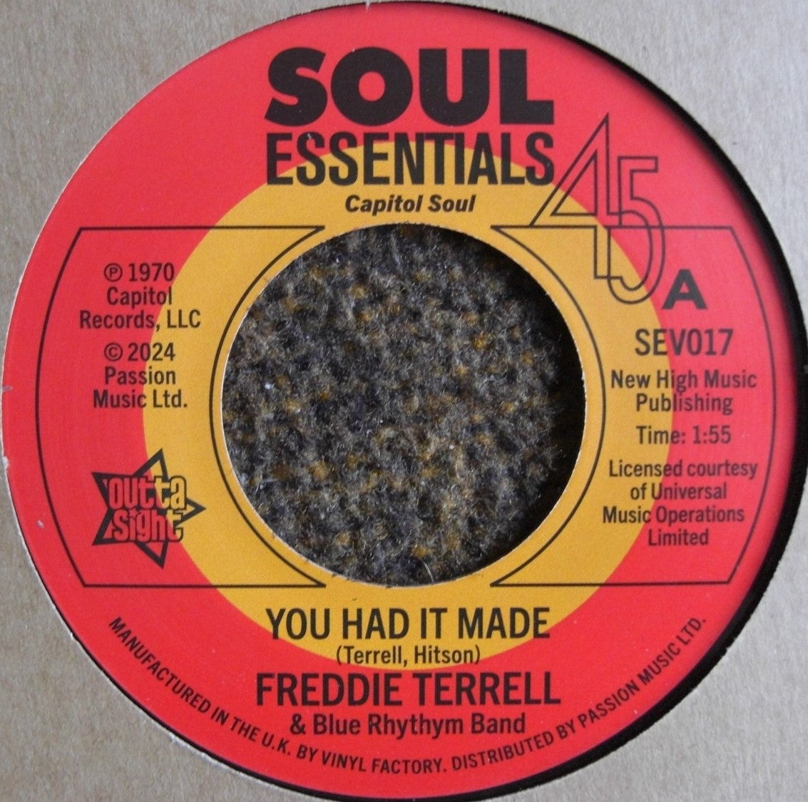 Freddie Terrell & The Blue Rhythm Band / Charles Williams – You Had It Made / Standing In The Way Vinyl, 7"