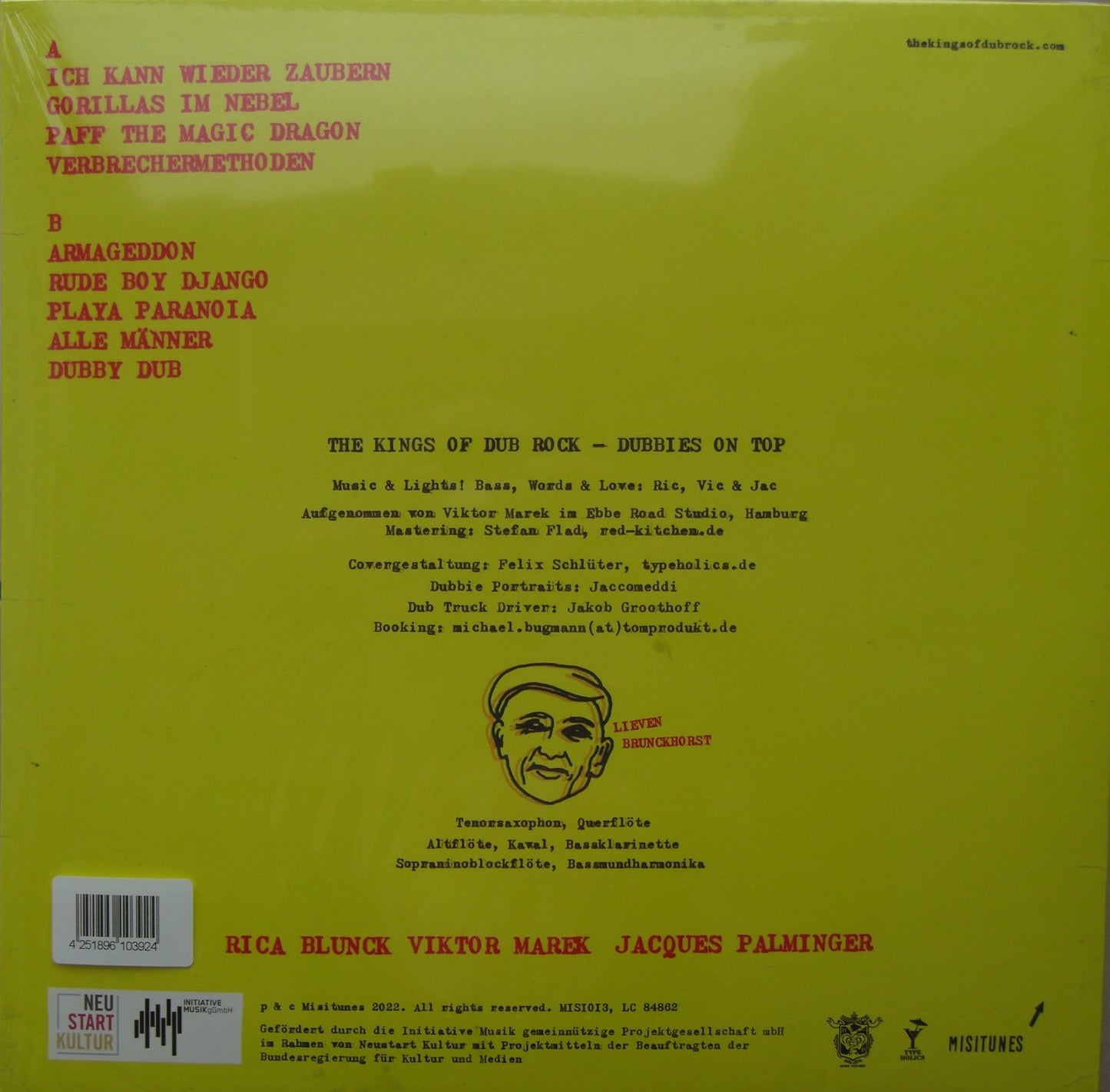 The Kings Of Dub Rock – Dubbies On Top Vinyl, LP, Album