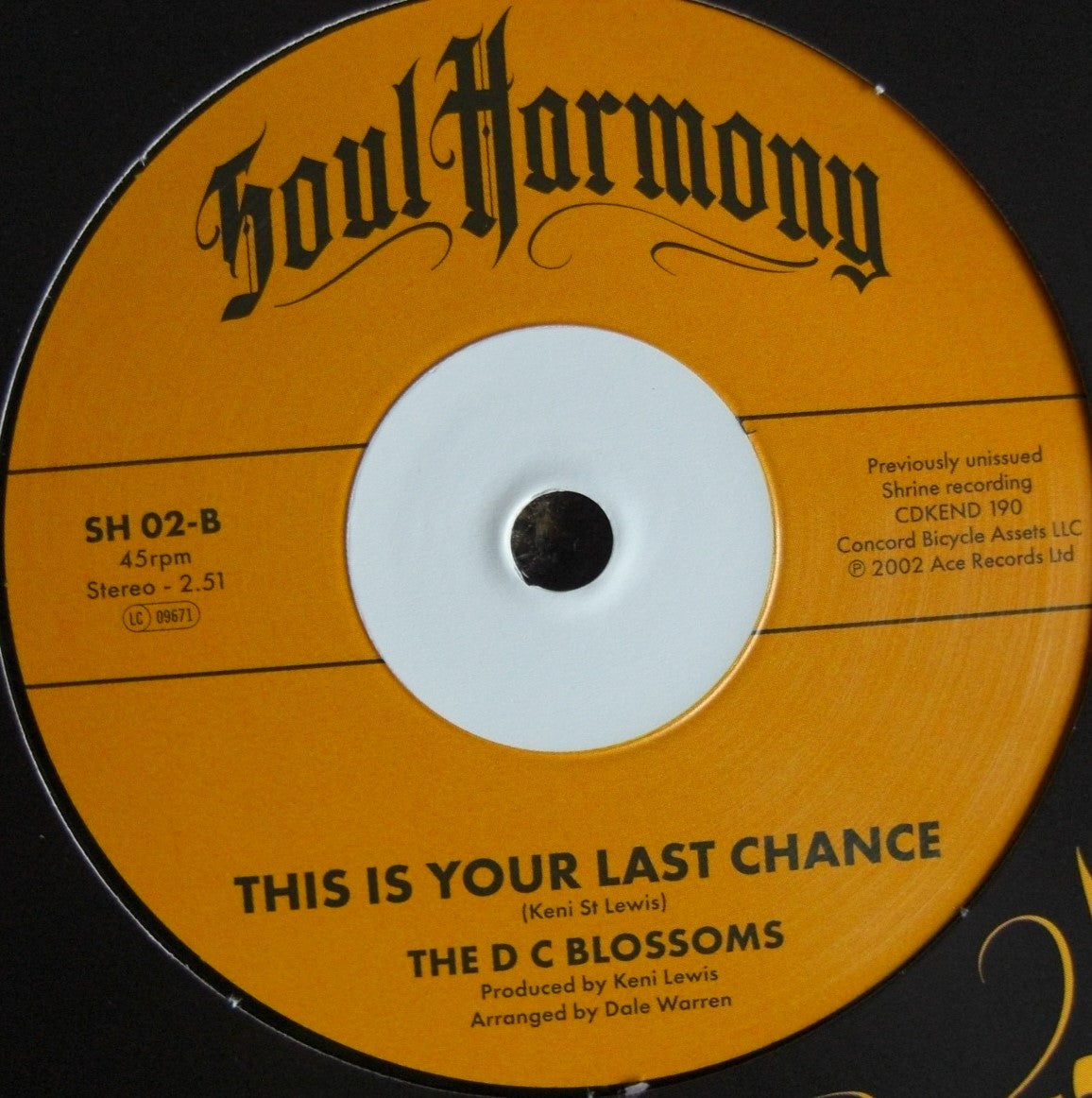 The Exclusives / The DC Blossoms – I Still Love You / This Is Your Last Chance Vinyl, 7"