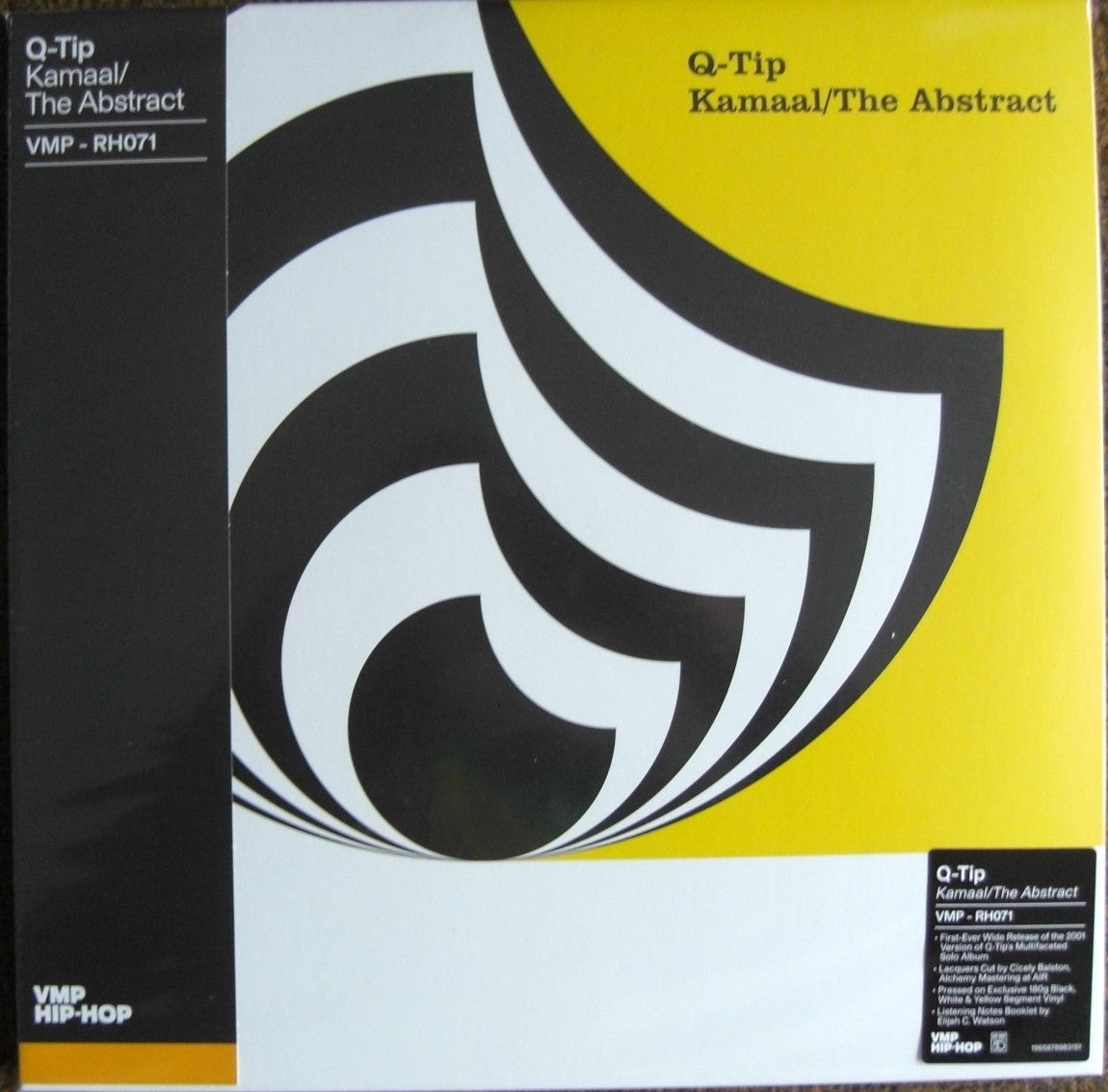Q-Tip – Kamaal/The Abstract Vinyl, LP, Album, Club Edt yellow/ black/ white