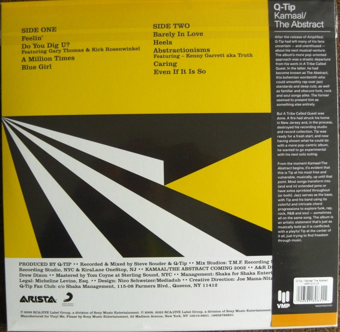 Q-Tip – Kamaal/The Abstract Vinyl, LP, Album, Club Edt yellow/ black/ white