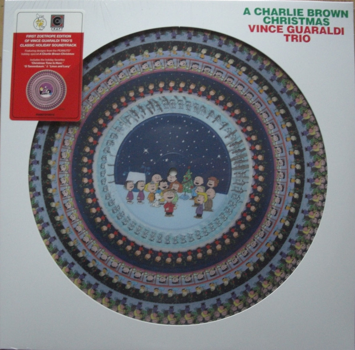 Vince Guaraldi Trio – A Charlie Brown Christmas Vinyl, LP, Album, Reissue, Limited Edt, Picture Disc zoetrope