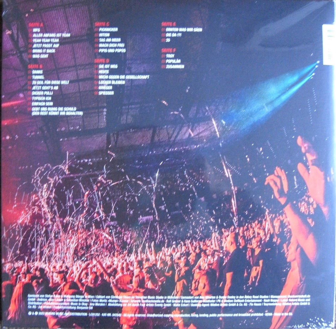 Die Fantastischen Vier – Für Immer 30 Jahre Live 3 x Vinyl, LP, Album